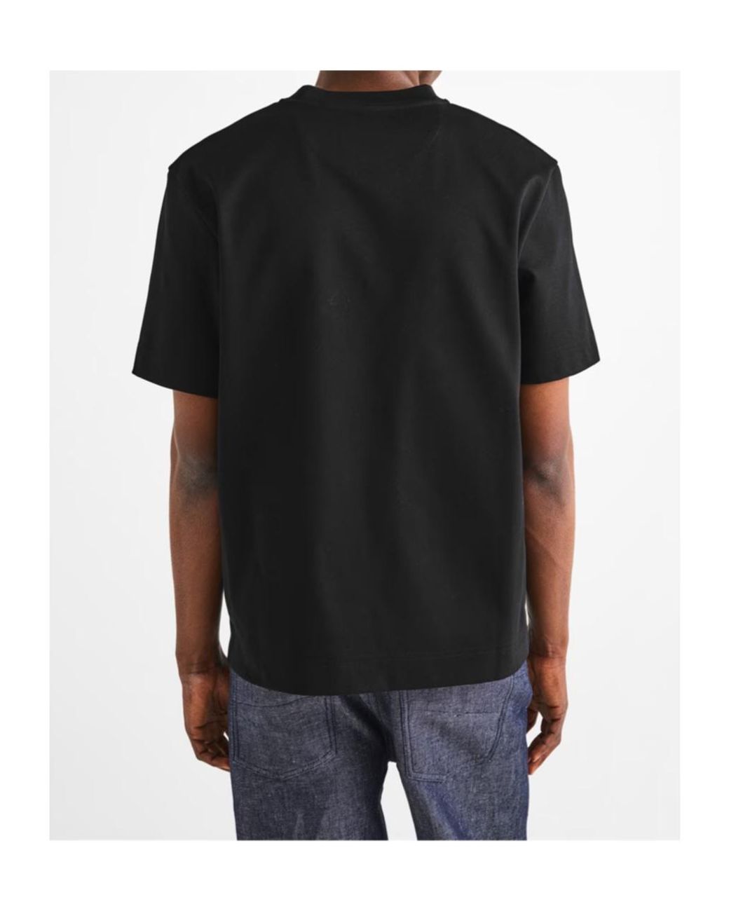 Fendi Black Logo Short-Sleeved T-Shirt for men