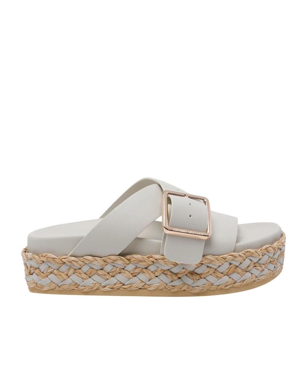 Paloma Barceló Gray Paloma Barceló Round Toe Sandals