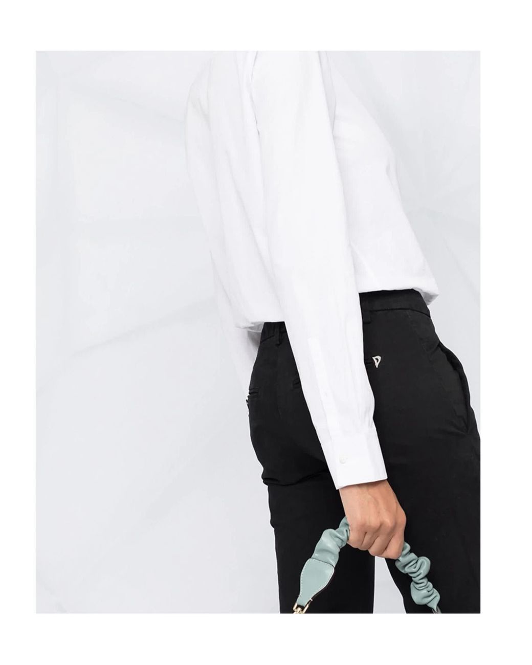 Dondup Black Slim Tailored Pants