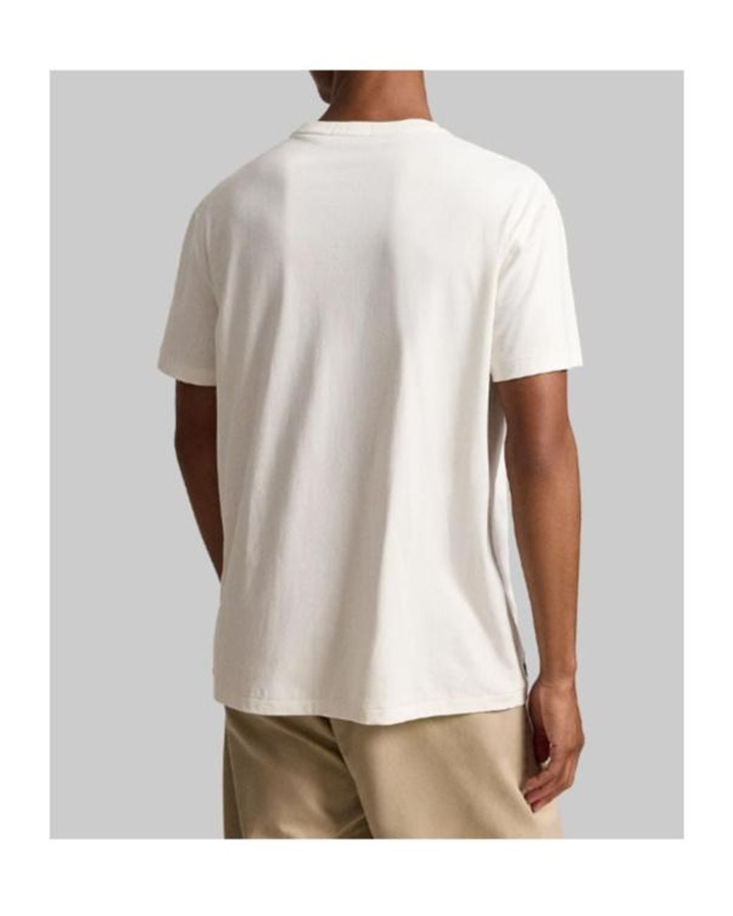Polo Ralph Lauren White Custom Slim-Fit Logo T-Shirt for men