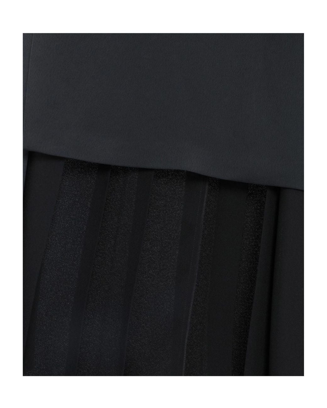 Maison Margiela Black Minimalist Satin Midi Skirt