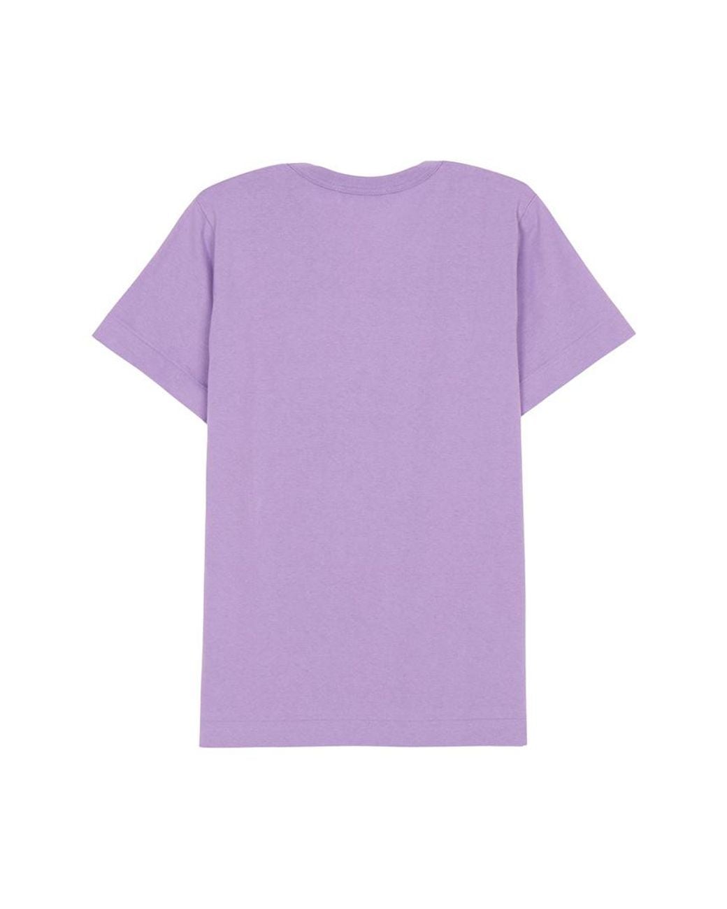 Comme des Garçons Purple Crew Neck T-Shirt