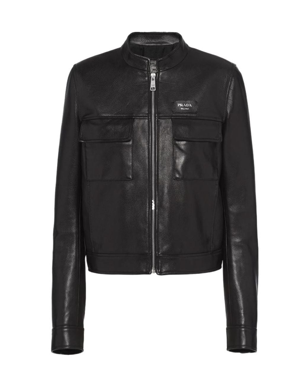Prada Black Leather Jacket