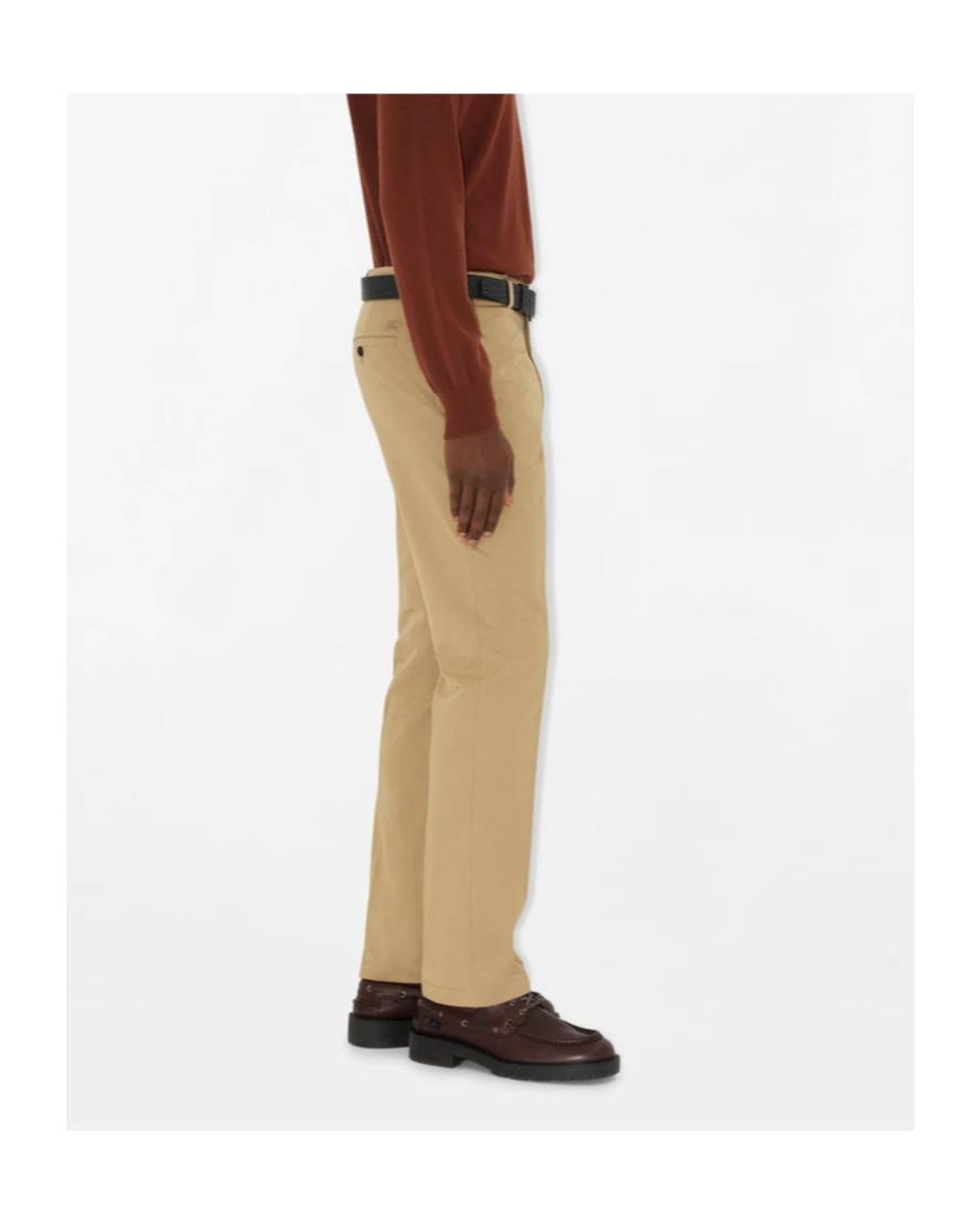 Burberry Natural Straight-Leg Trousers for men