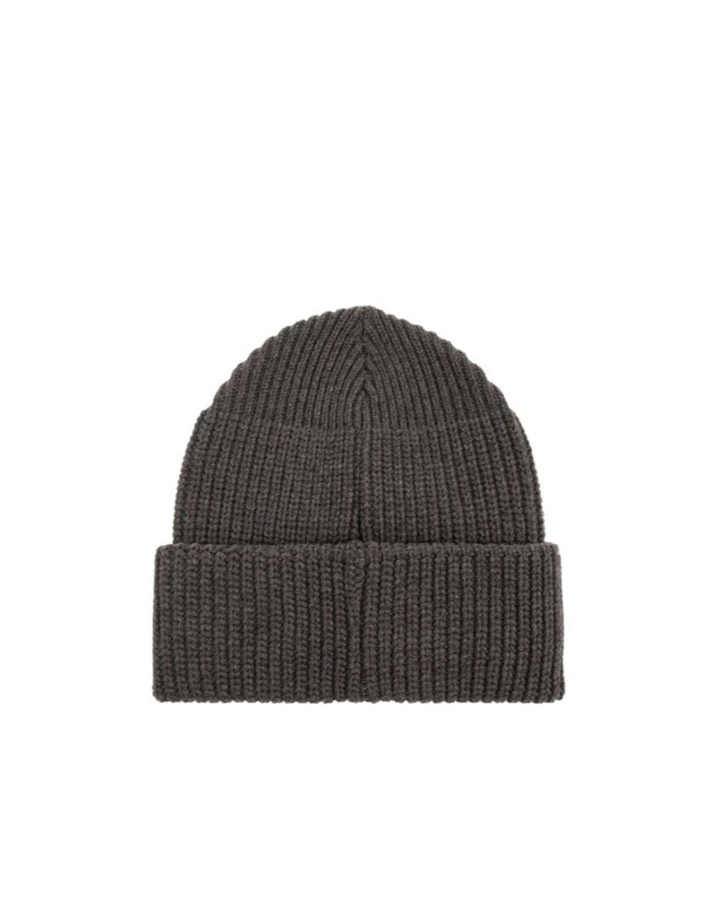 Vivienne Westwood Gray Logo Embroidered Beanie for men