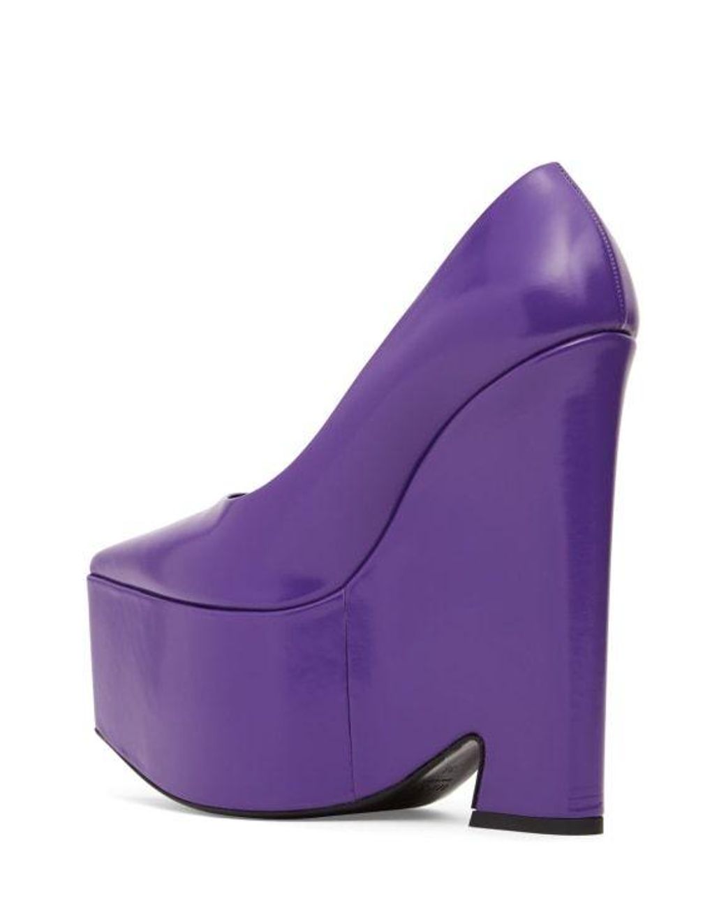 Versace Purple Décolletté With Stiletto Heel