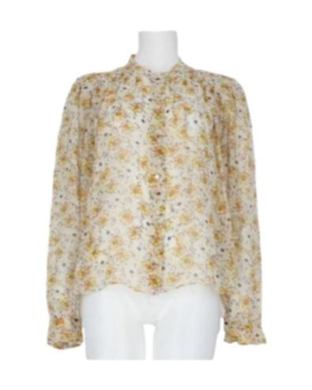 Isabel Marant White Isabel Marant Étoile Floral Button-Up Top