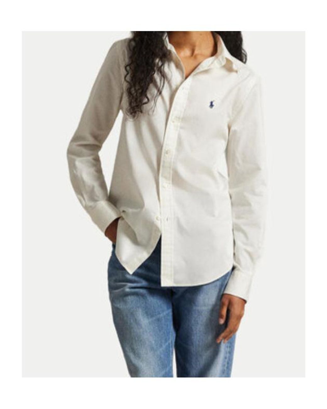 Polo Ralph Lauren White Polo Pony Twill Shirt