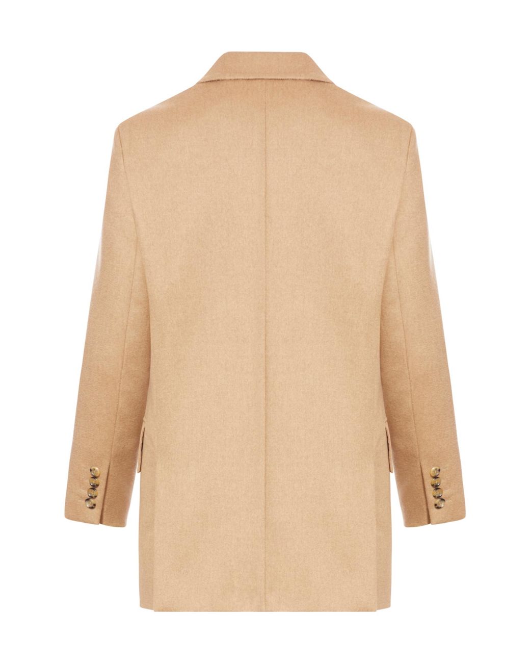 Max Mara Natural Falster Double-Breasted Long-Sleeved Jacket