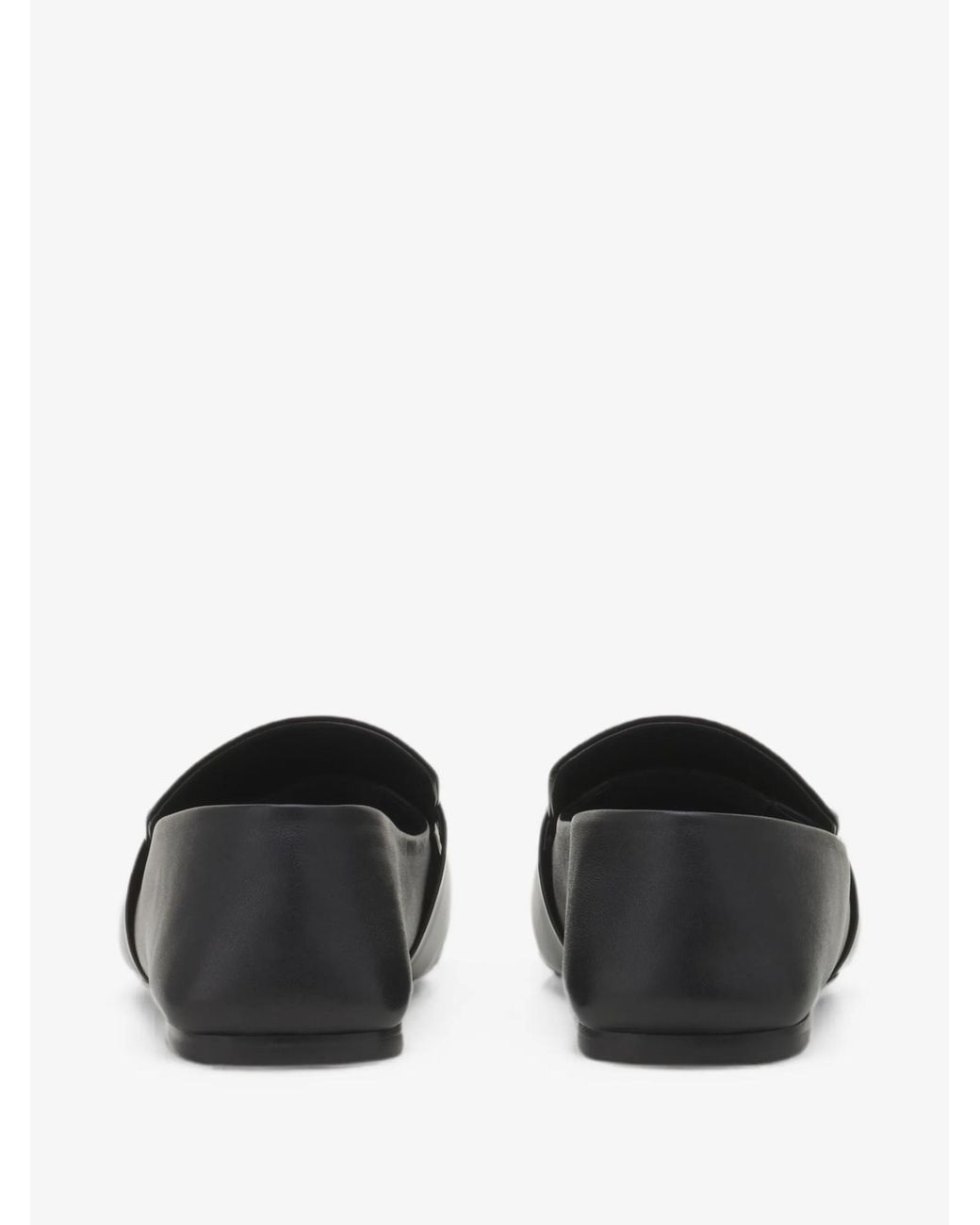Lanvin Black Buckled Loafers