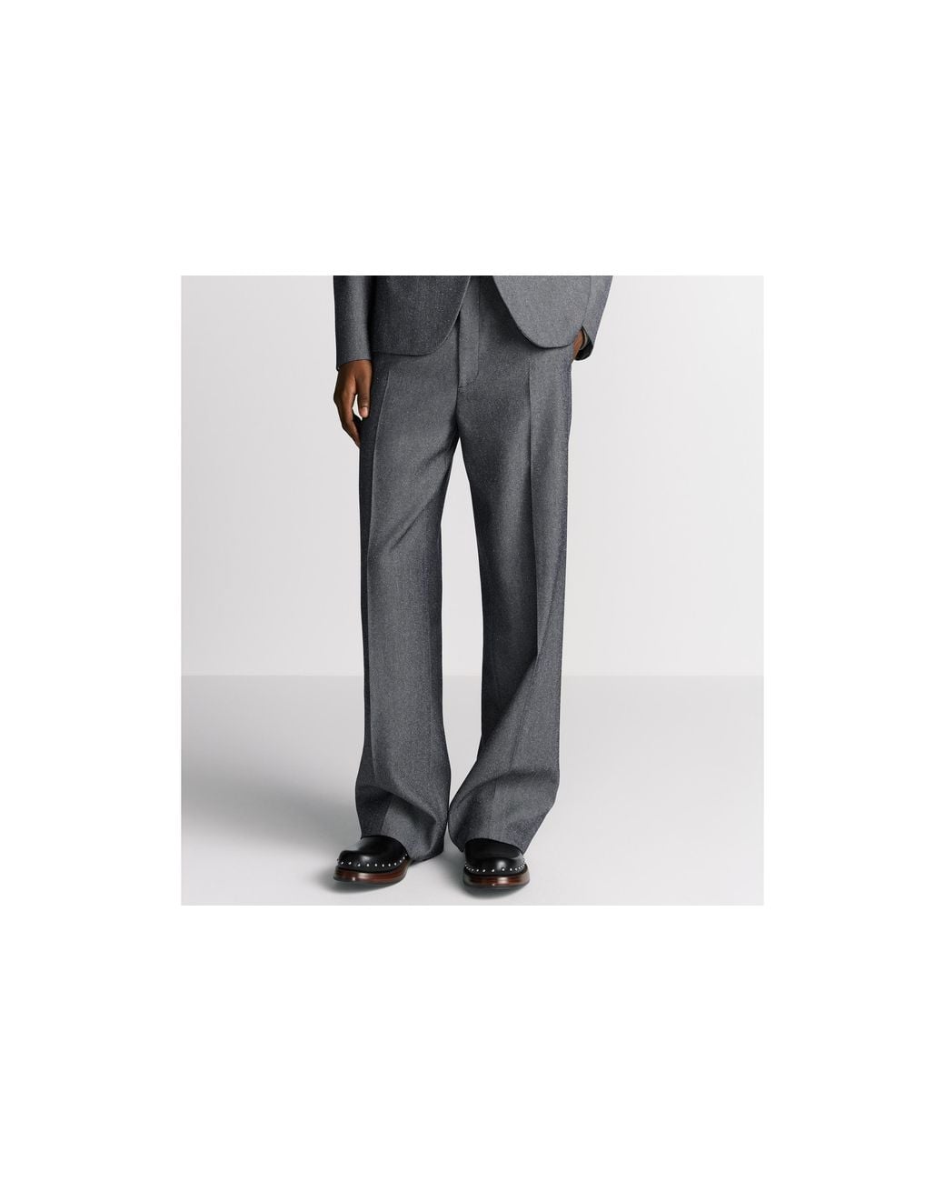 Dior Gray Loose Pants for men