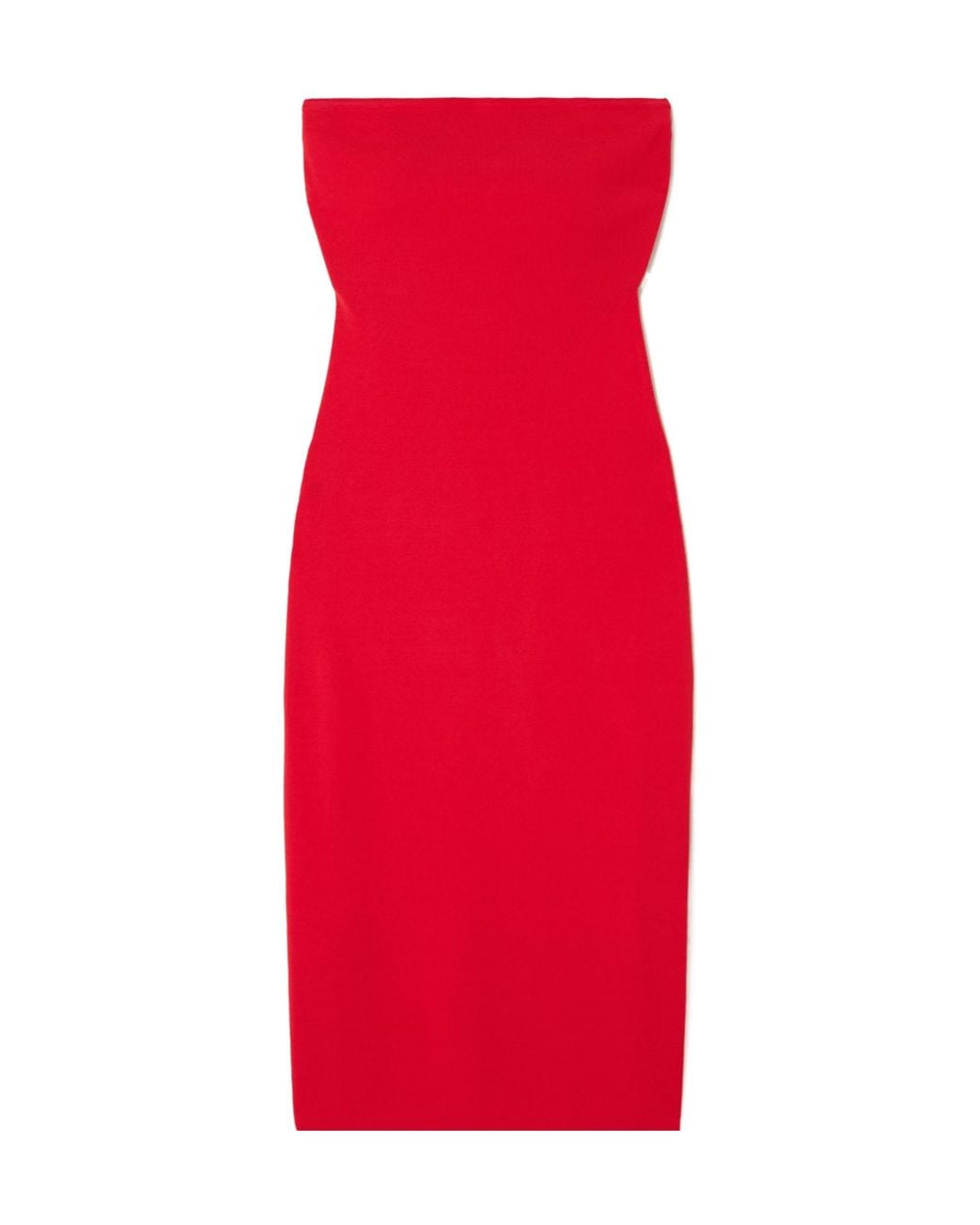 Staud Red Spaghetti Strap Dress