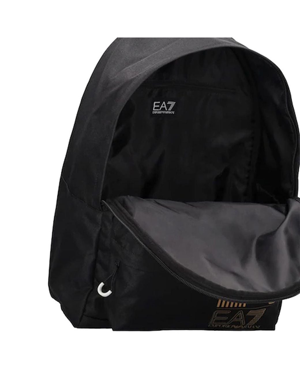 EA7 Black Train Core Zipped Backpack for men
