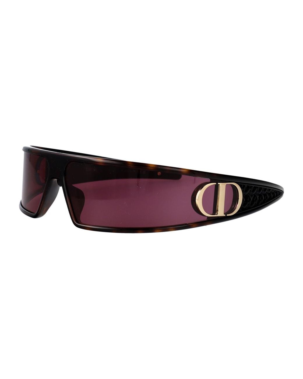 Dior Purple Eyewear Wrap-Around Sunglasses