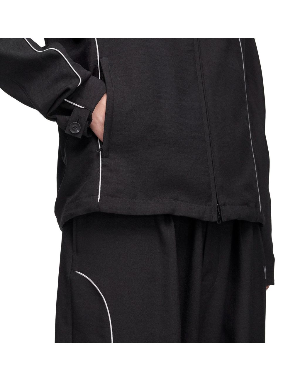 Y-3 Black Classic Stand Collar Jacket for men