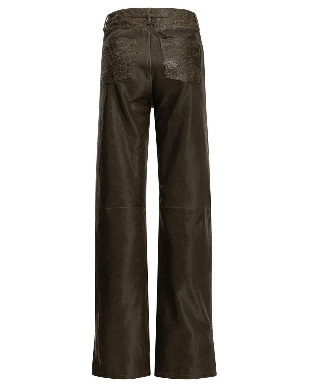 Golden Goose Deluxe Brand Gray Melany Leather Pants