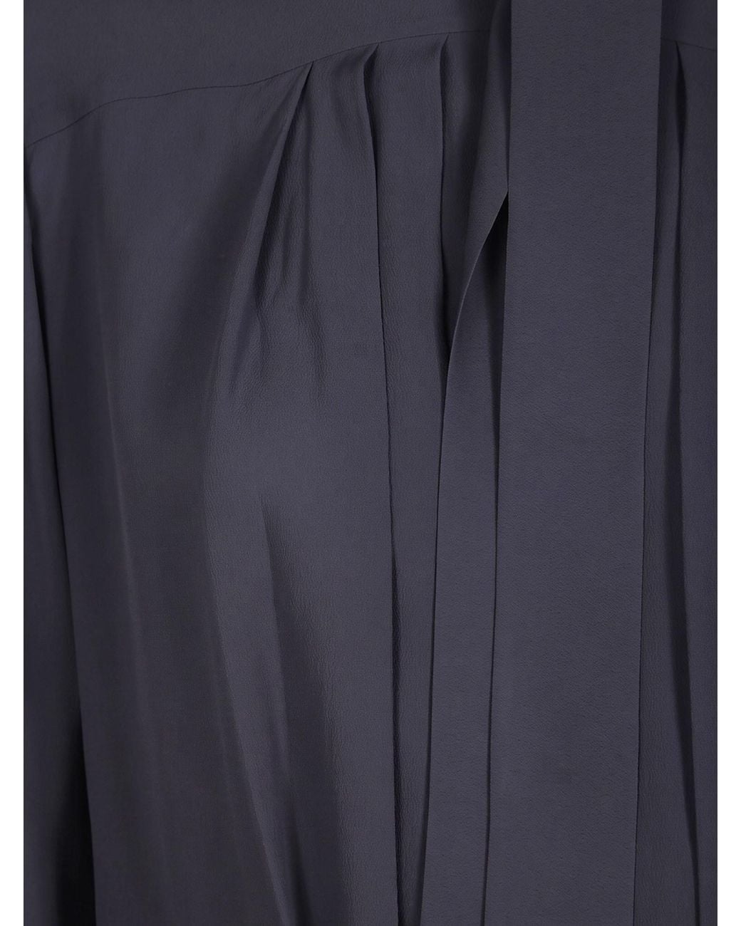 N°21 Blue Tie-Neck Blouse