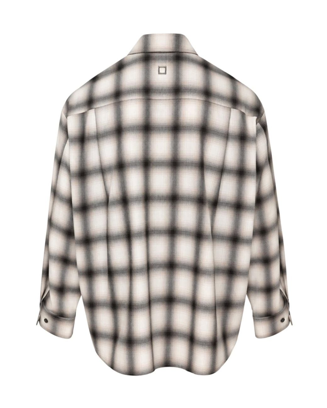 Wooyoungmi Gray Plaid Shirt for men