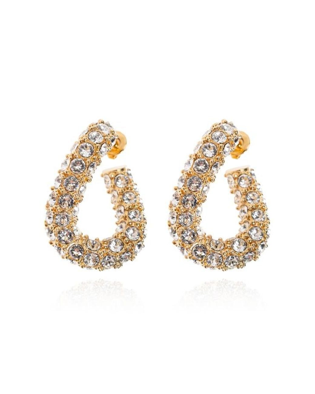 Isabel Marant Metallic Teardrop-Shaped Earrings