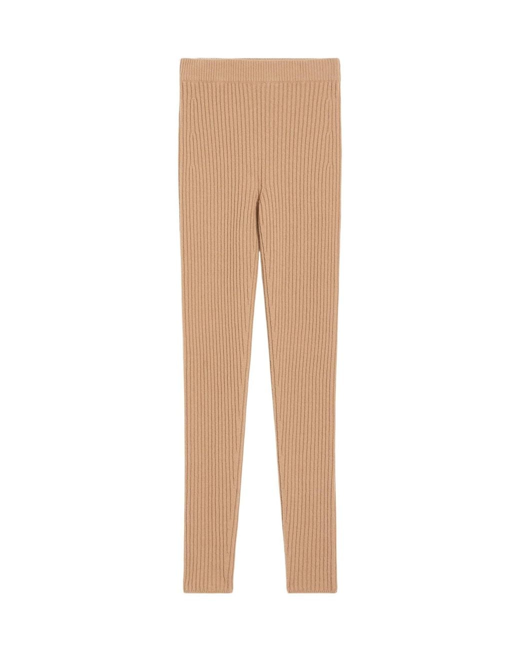 Max Mara Natural Apogeo Knitted Trousers