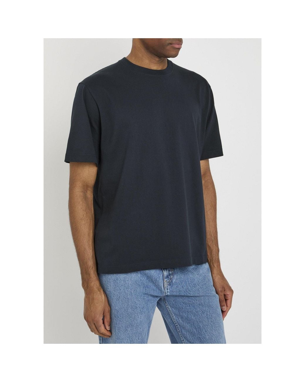 Canada Goose Blue Cotton Short-Sleeve T-Shirt for men