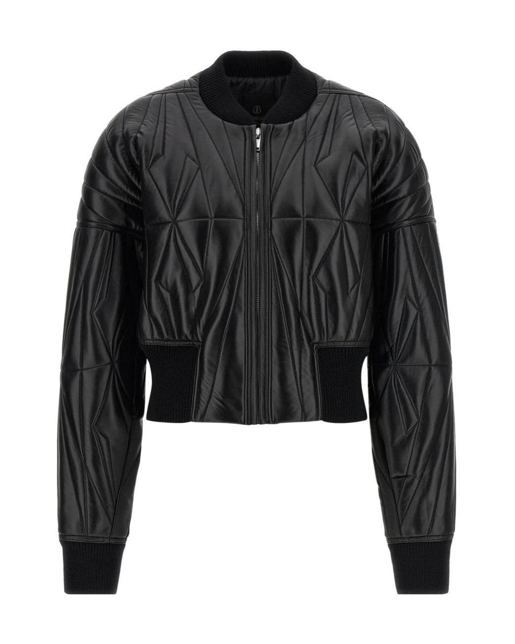 Moncler Black Moncler Rick Owens Zip-Up Quilted Jacket for men