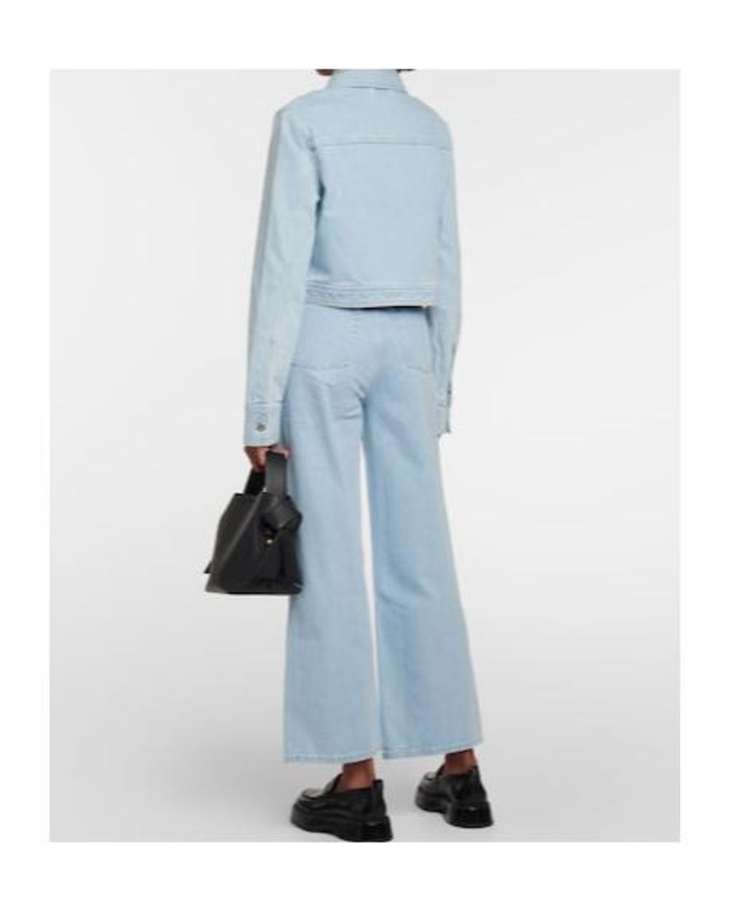 Nanushka Blue Long-Sleeved Denim Jacket