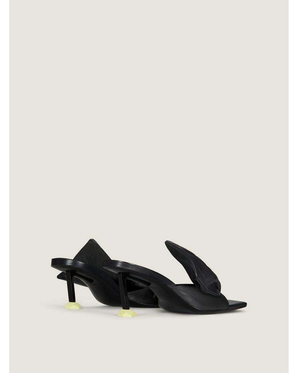 Givenchy Black Boudoir Bow Heeled Mules