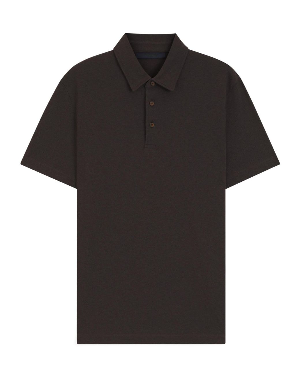 Boss Black Short-Sleeved Cotton Polo Shirt for men