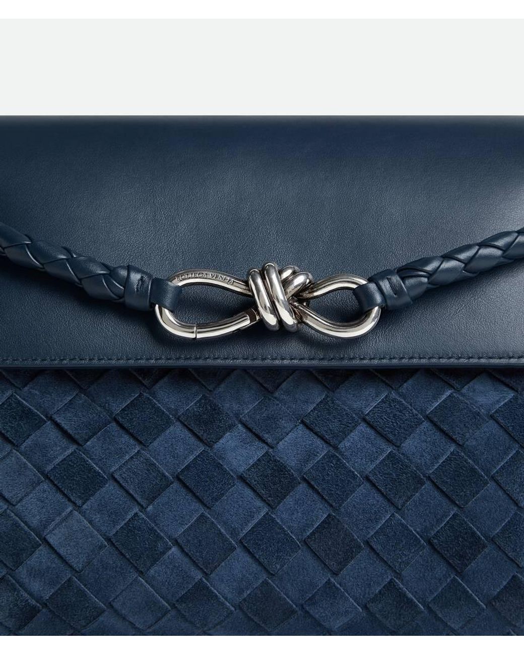 Bottega Veneta Blue Small Andiamo Messenger for men