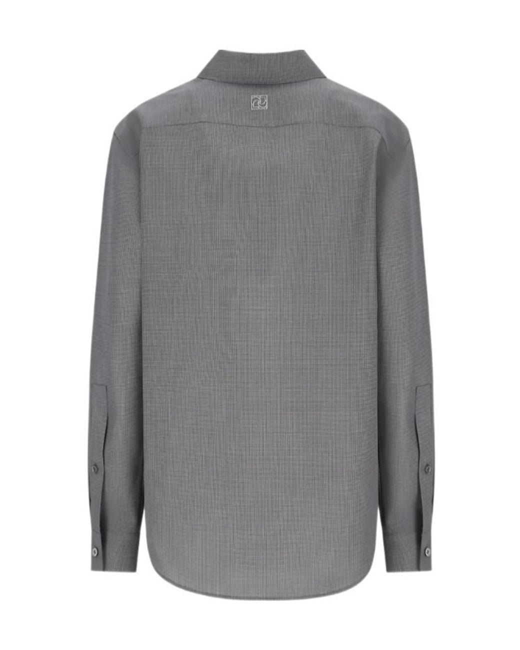 Magda Butrym Gray Buttoned Shirt