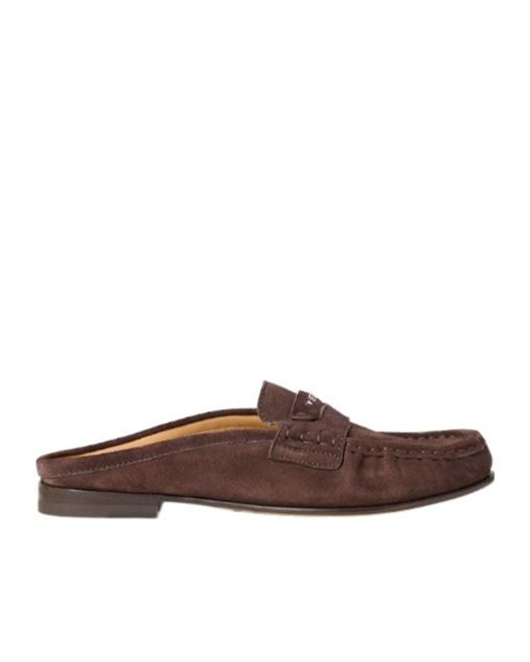 Fendi Brown Dark Suede Sabots