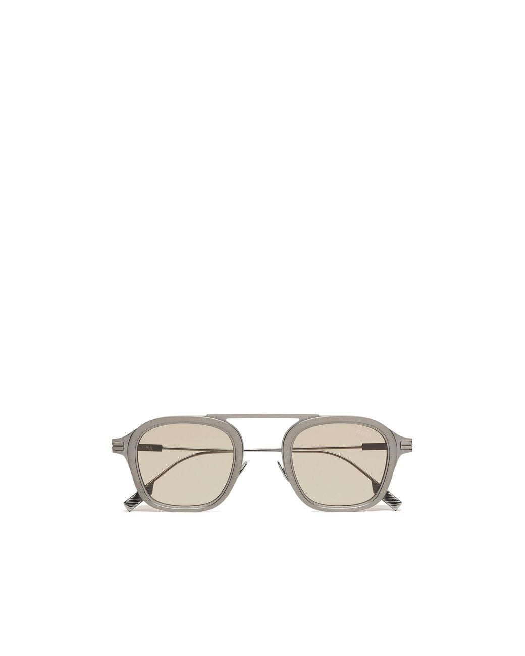 Zegna Metallic Geometric Flat Mirror for men