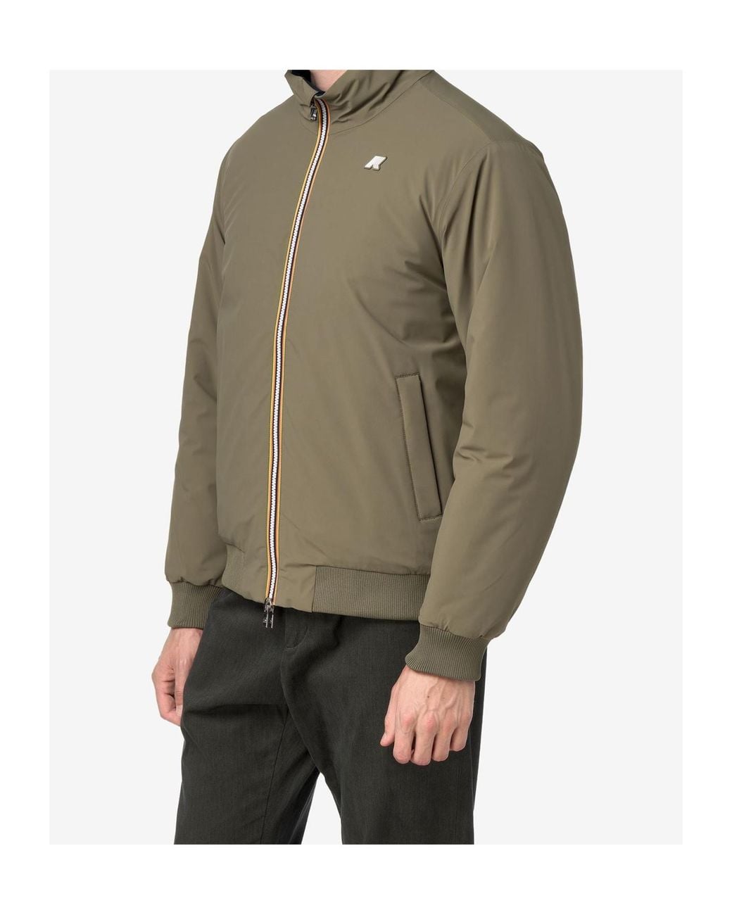 K-Way Green Arsene St Warm Double Jacket for men