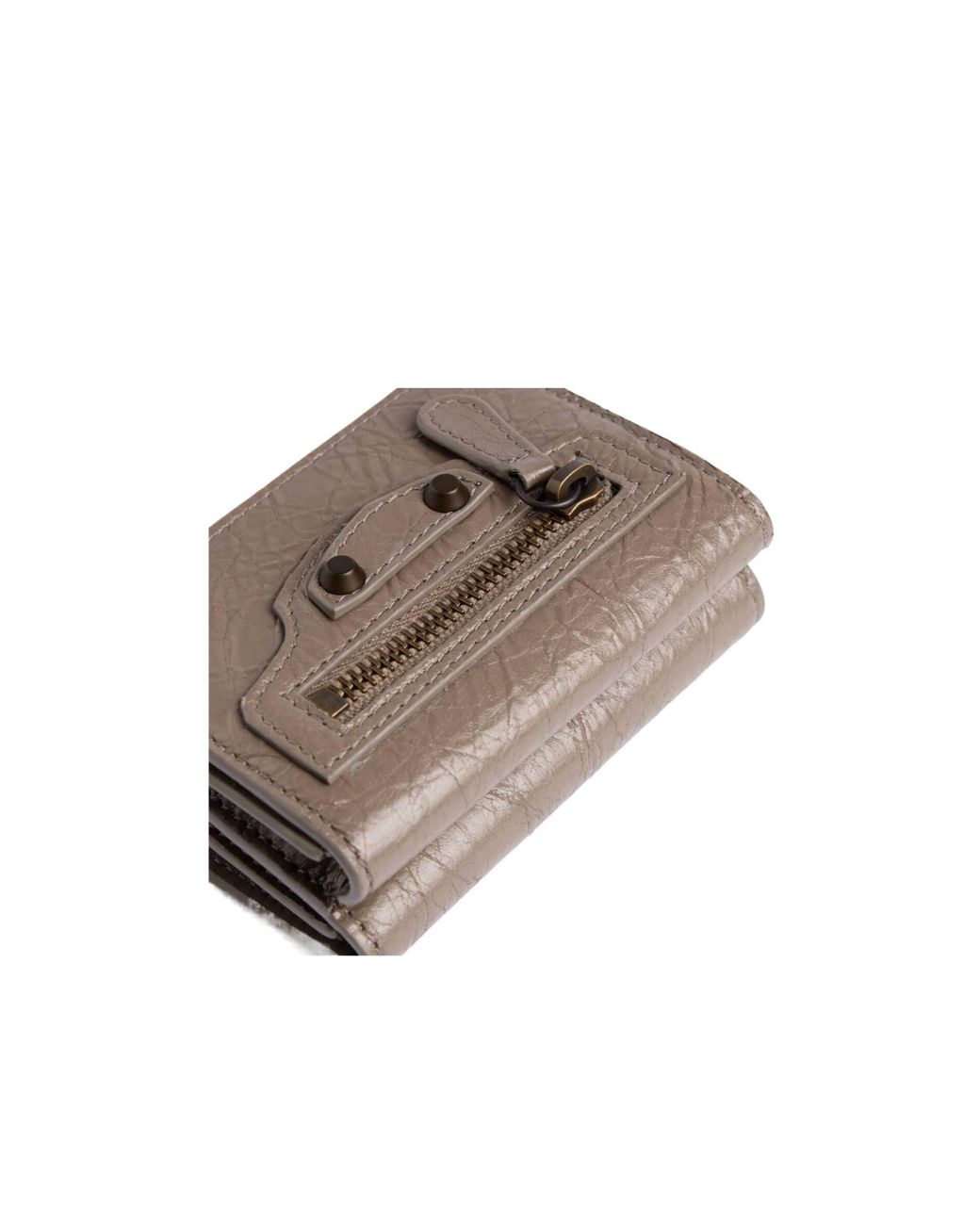 Balenciaga Brown Le City Mini Wallet