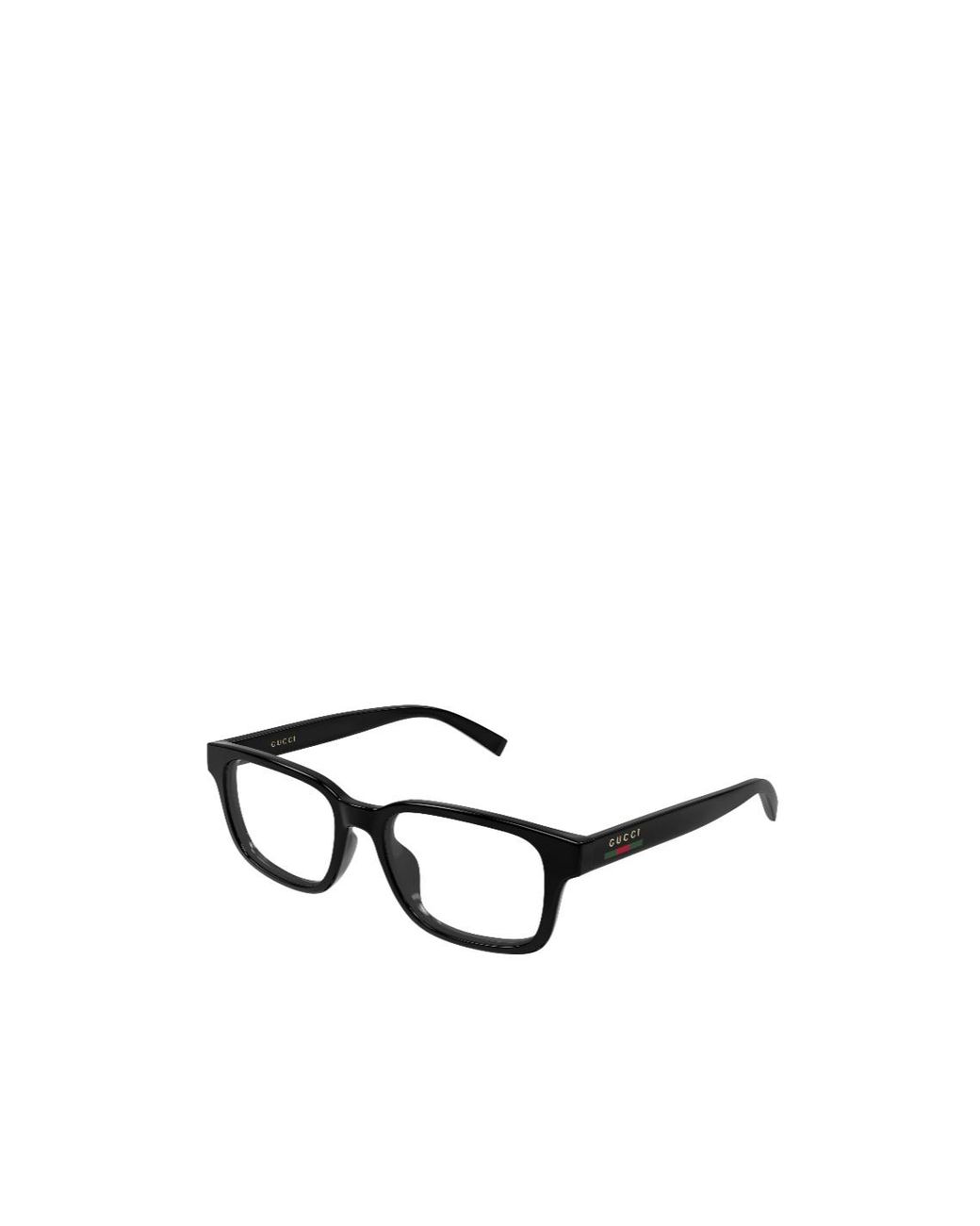 Gucci White Eyewear Square Frame Glasses for men