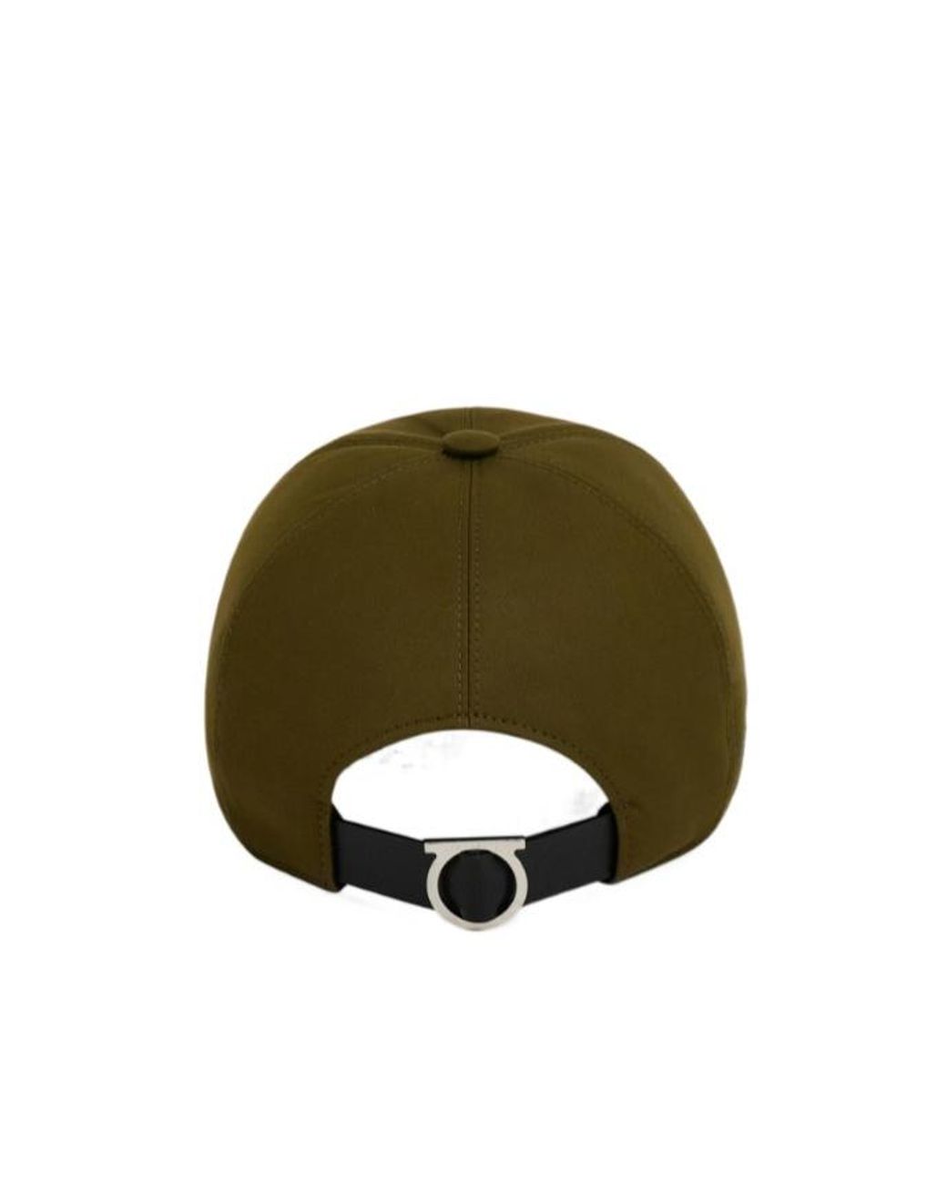 Ferragamo Green Ferragamo Gancini Buckle Baseball Cap for men