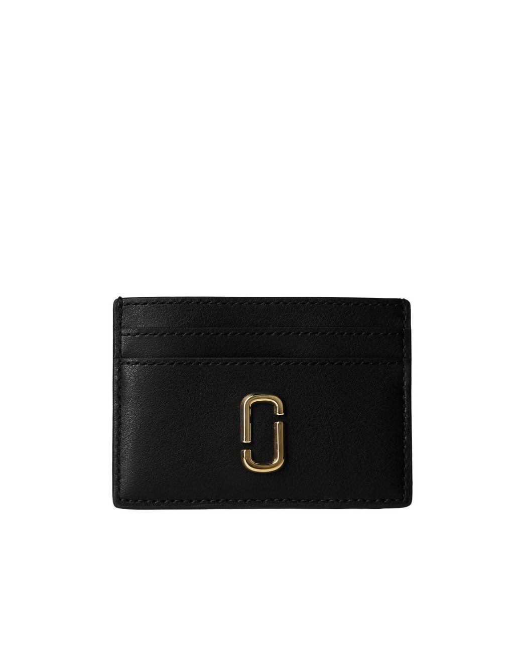 Marc Jacobs Black Leather Card Holder