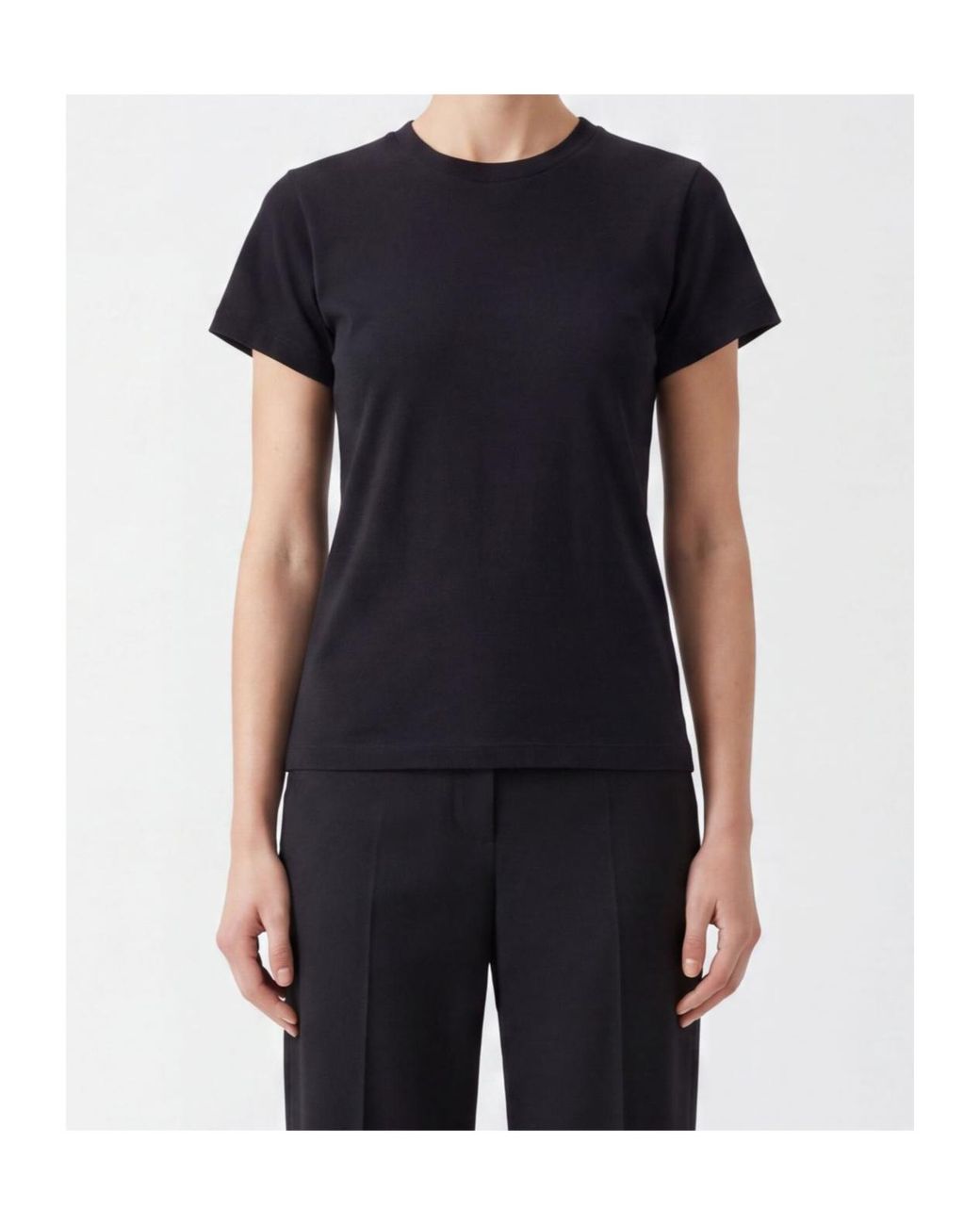 The Row Black Duca T-Shirt