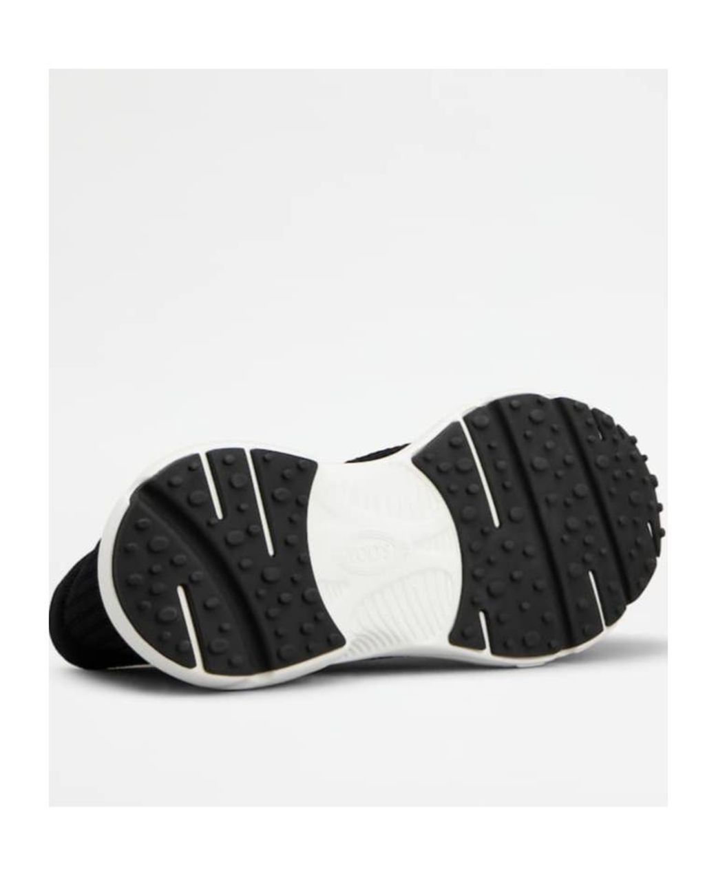 Tod's Black Logo Embossed Lace-Up Sneakers