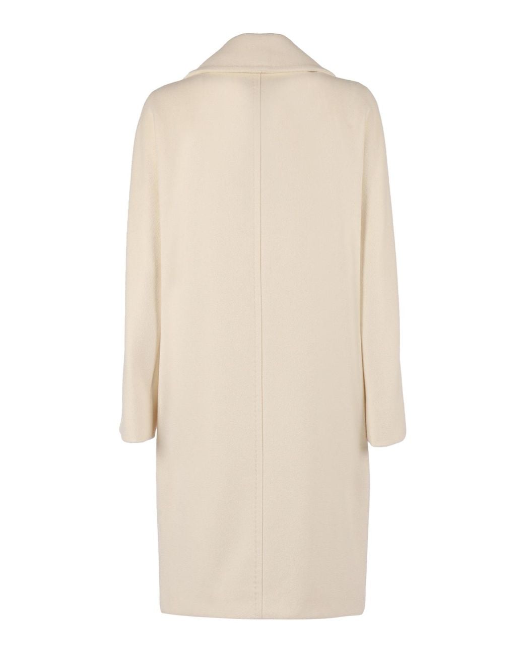 Max Mara Natural Studio Agenda Double-Breasted Long Coat