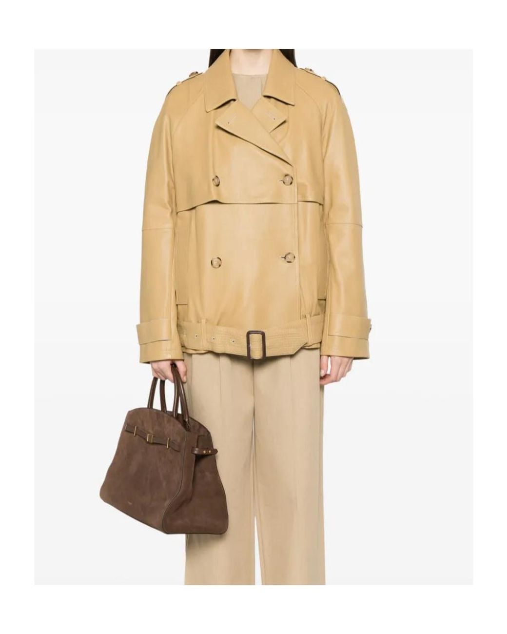 Totême Natural Totême Double-Breasted Jacket