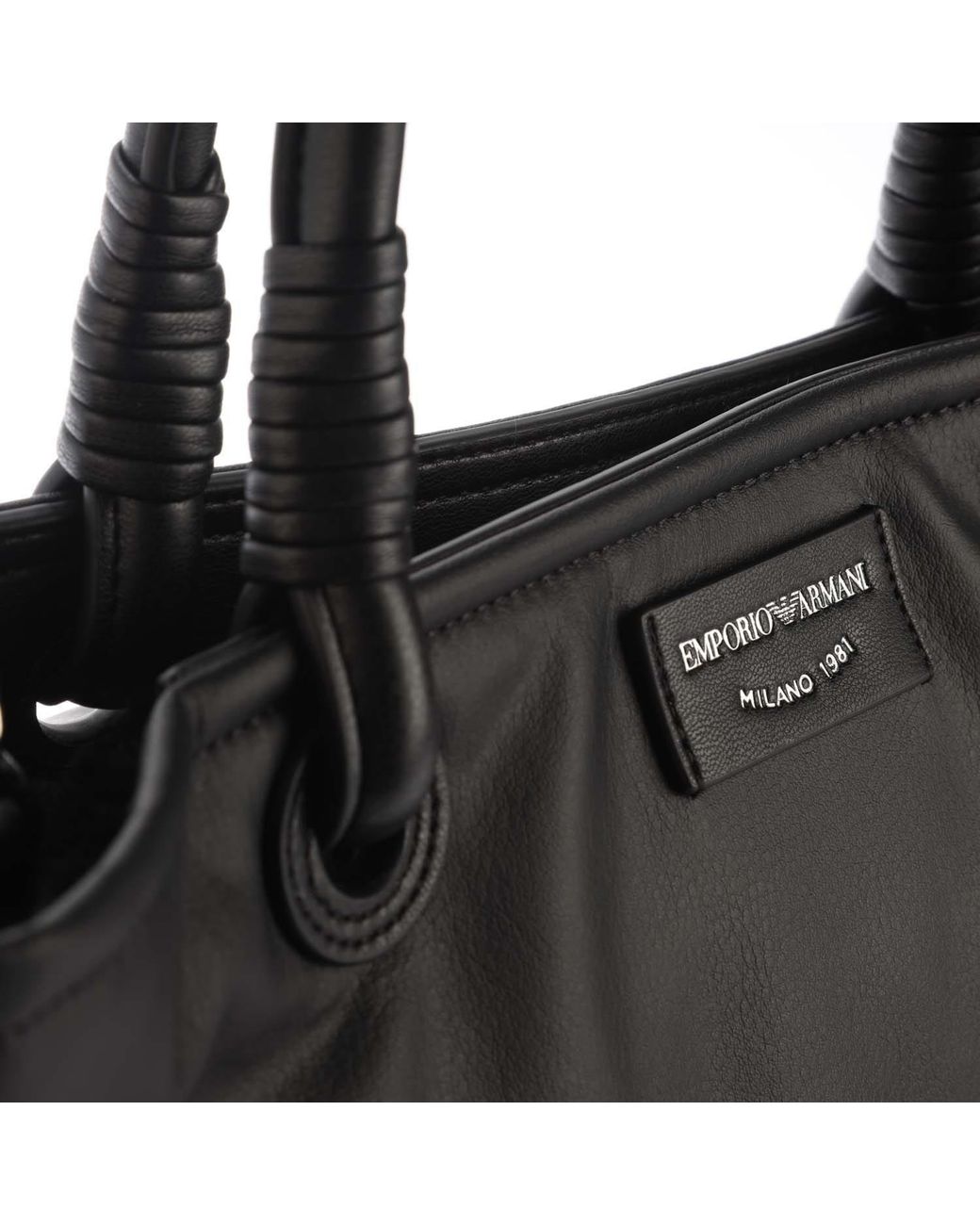 Emporio Armani Black Shopping Bag