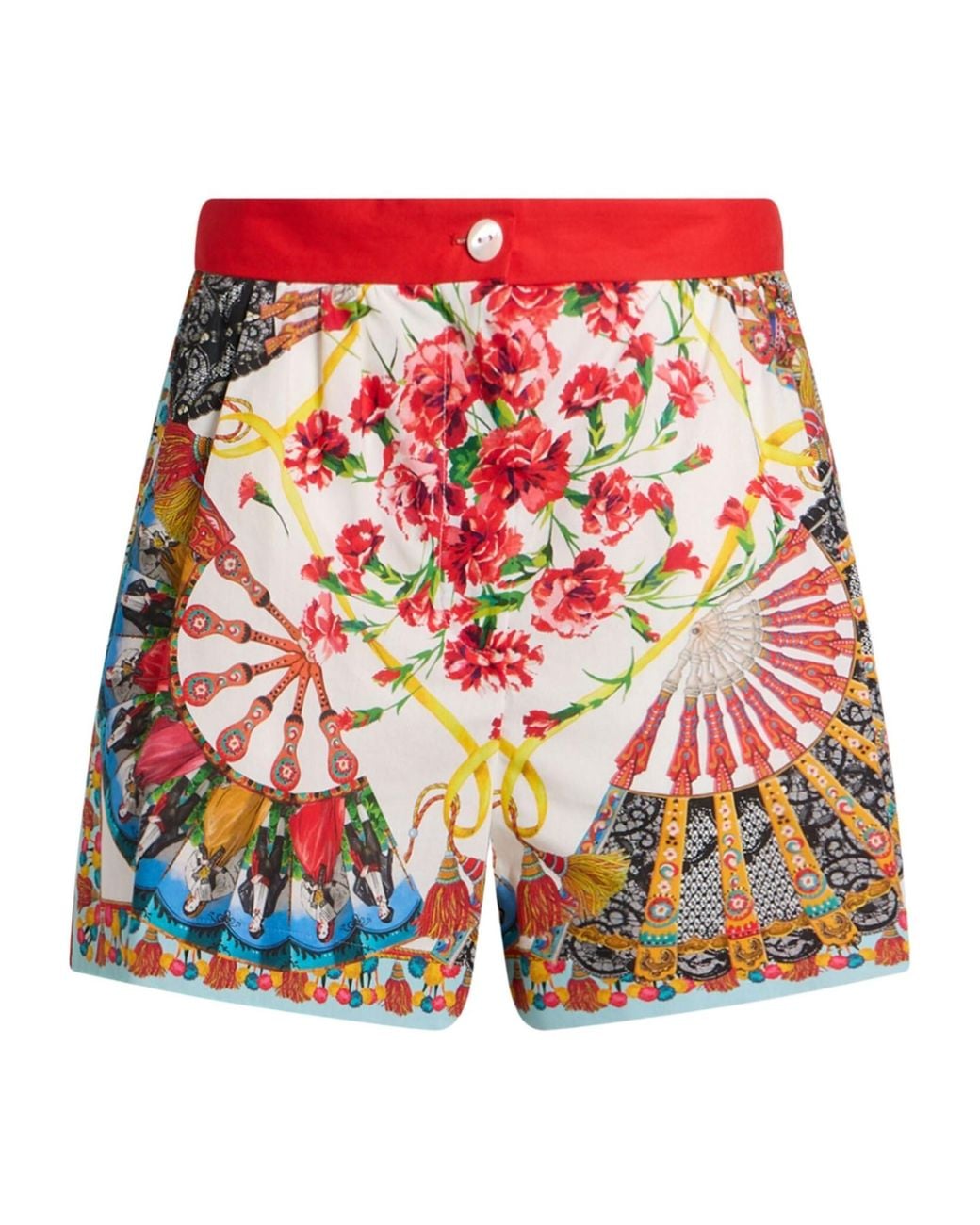 Dolce & Gabbana Red Shorts Bermuda