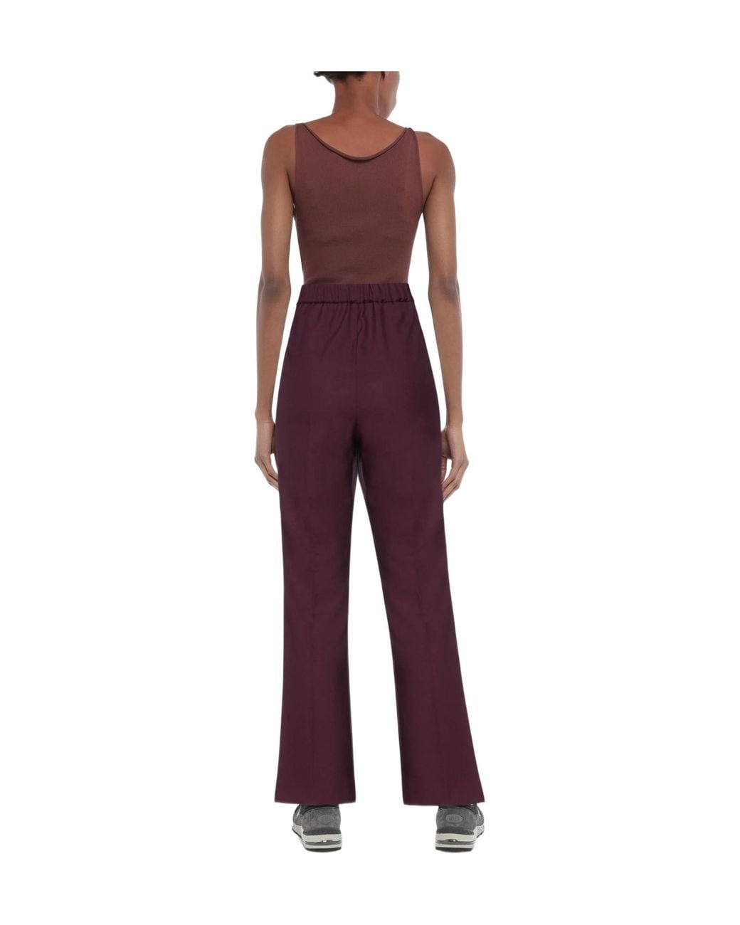 Marni Purple Casual Trousers