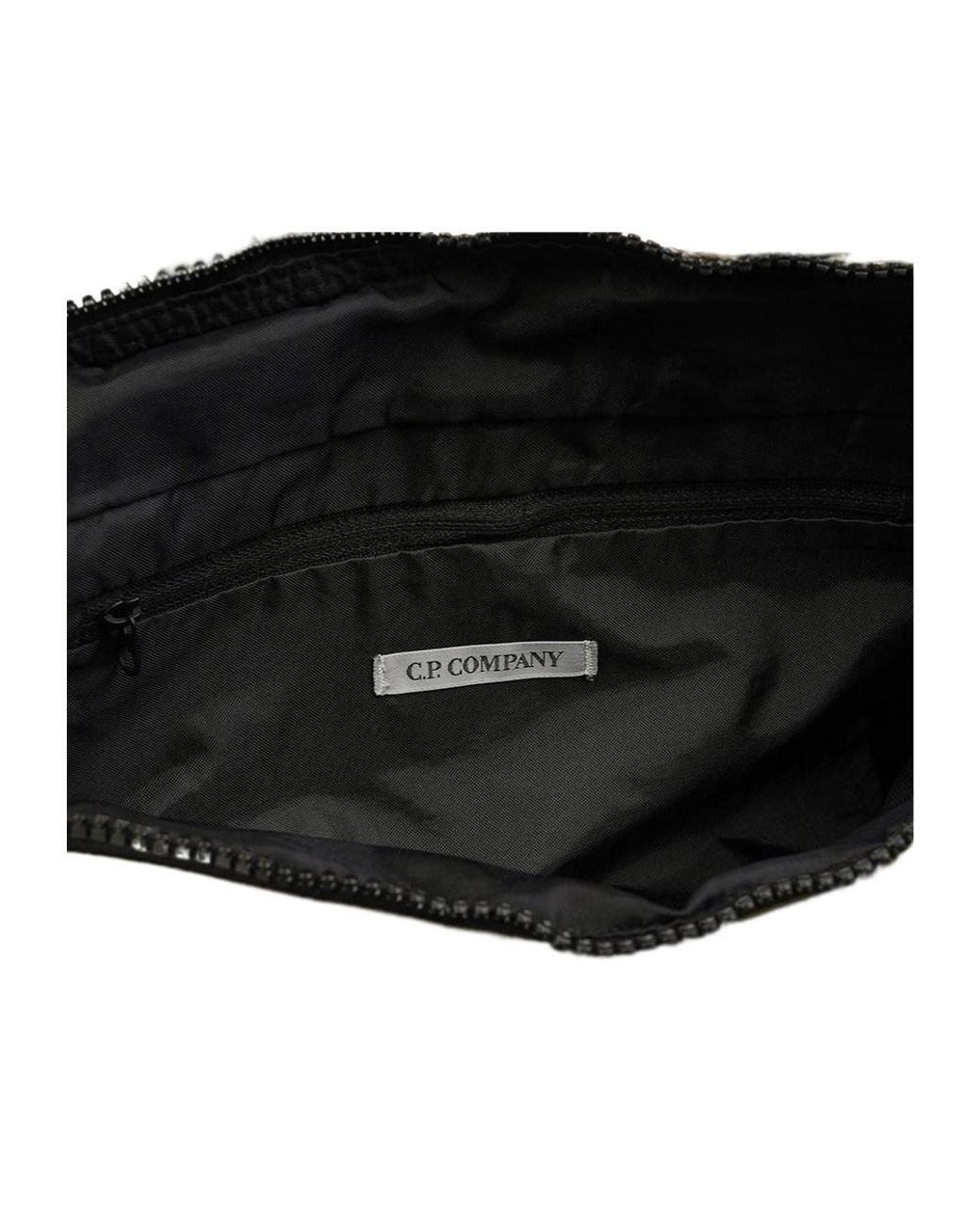 C P Company Blue Goggle Messenger Shoulder Bag for men