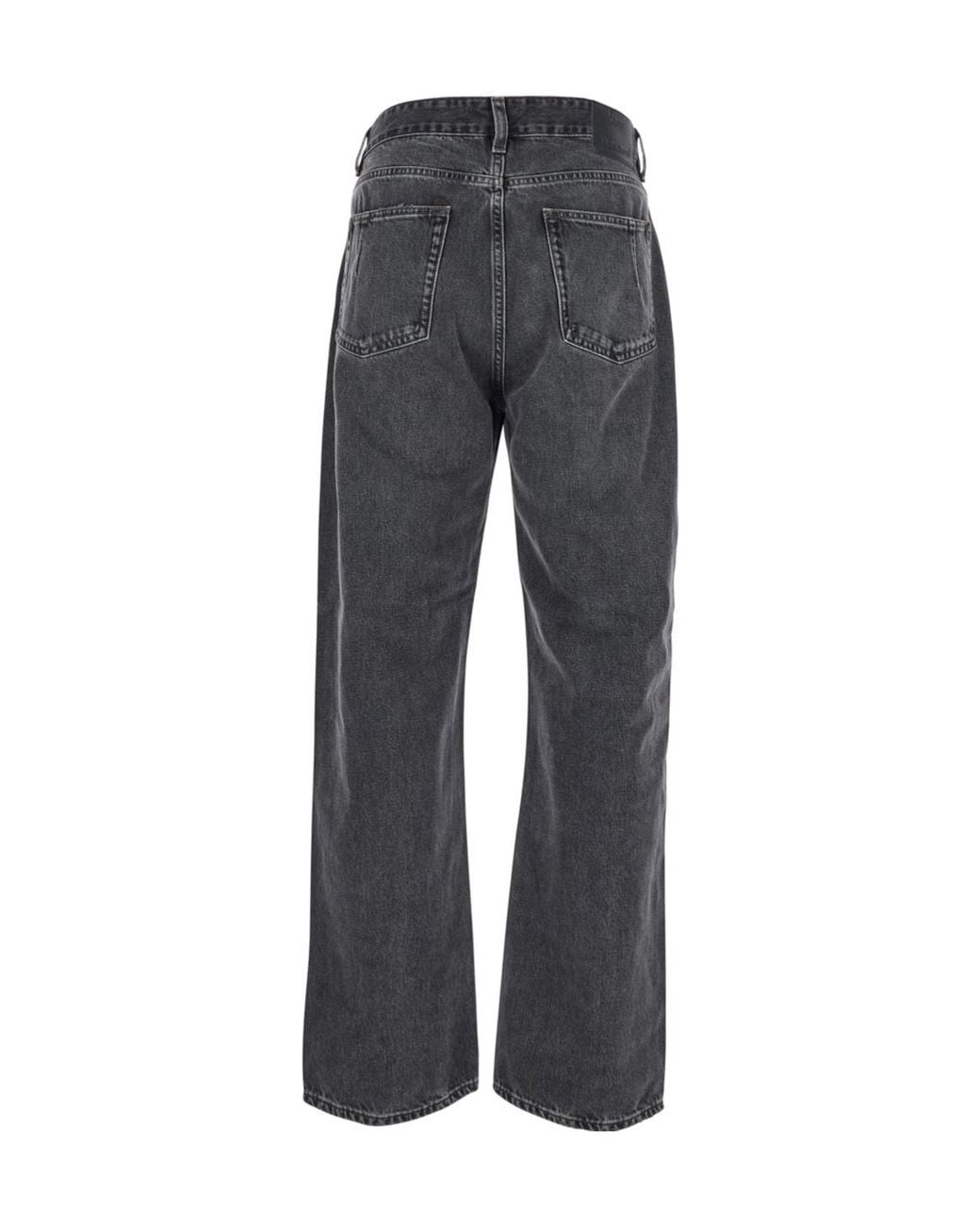Won Hundred Gray Belted Regular-Fit Jeans for men