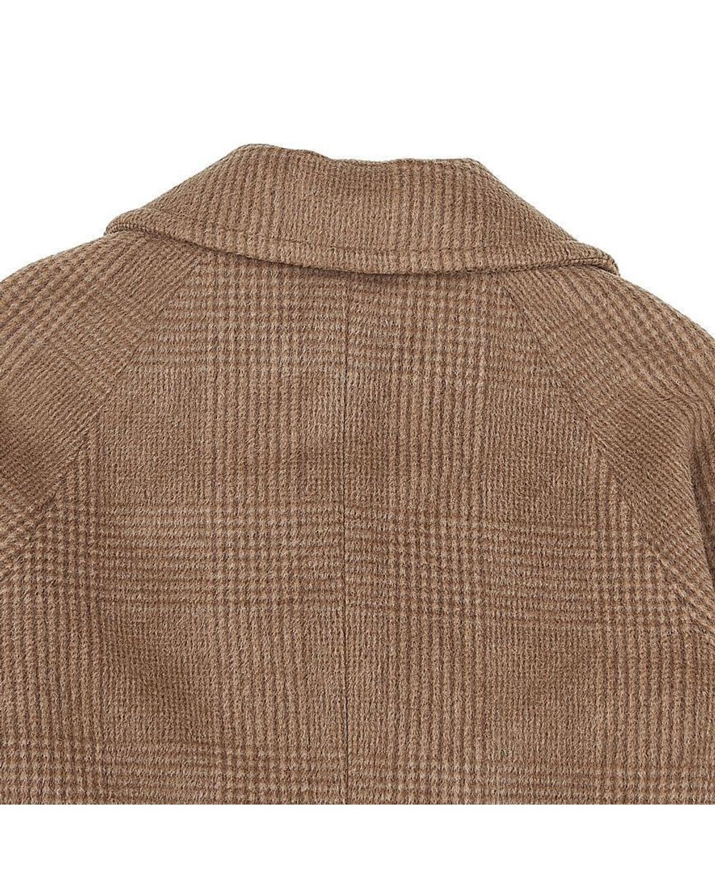 Weekend by Maxmara Brown Wool Alpaca Double Breasted Coat