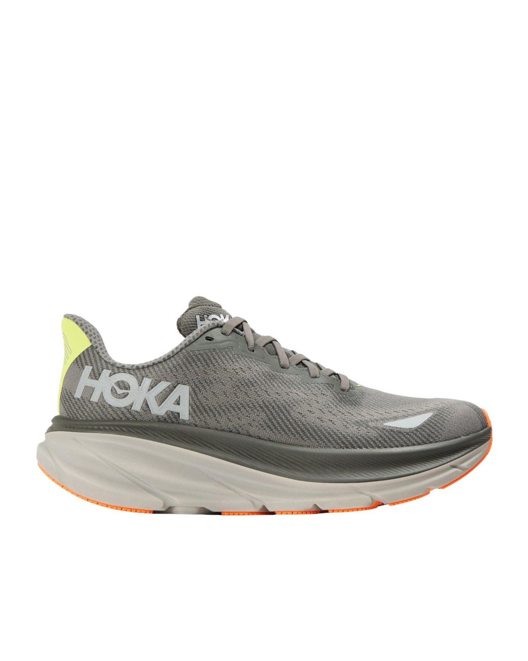 Hoka One One Gray Performance Running Sneakers for men