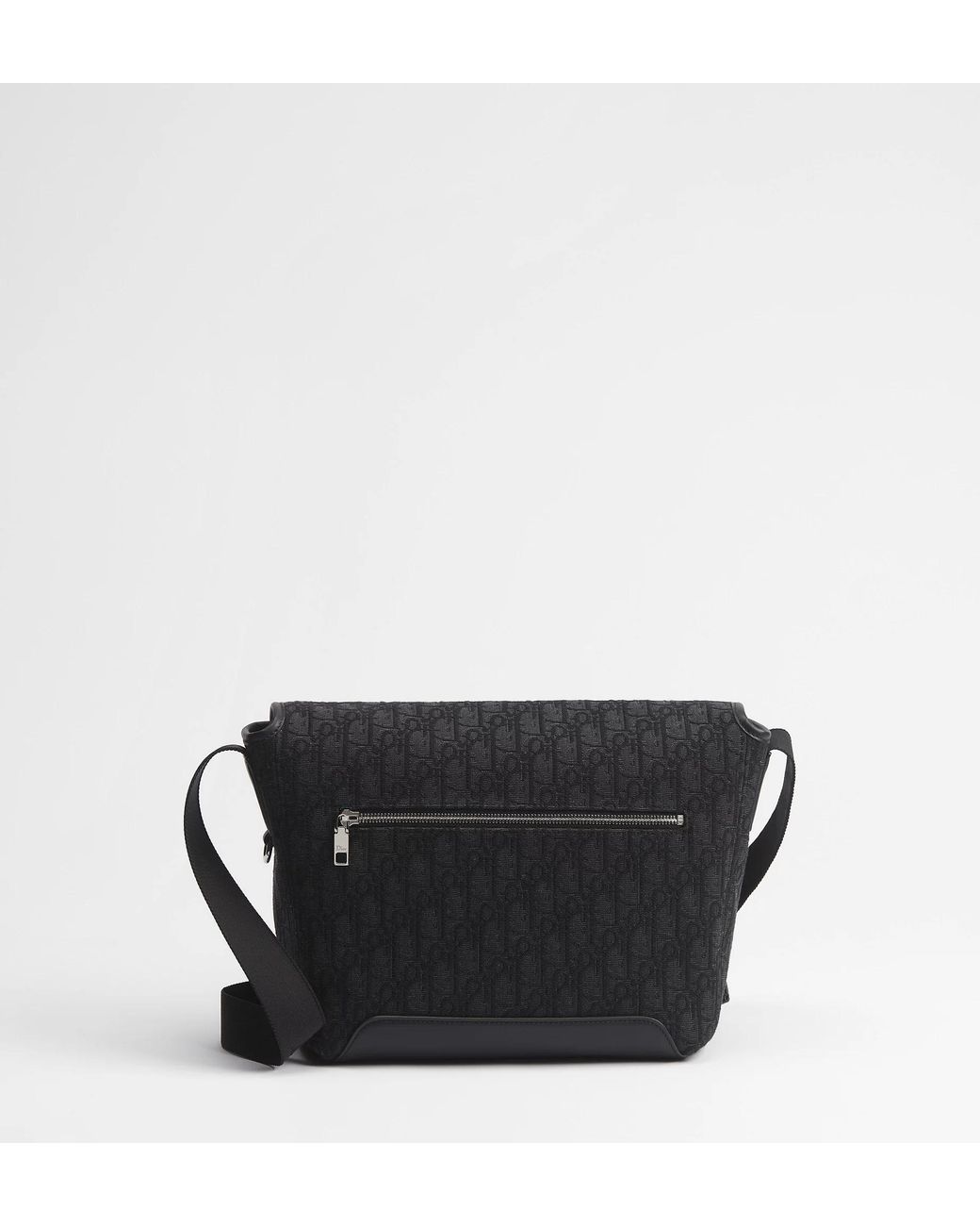 Dior Black Small Jett Messenger Bag With Flap for men
